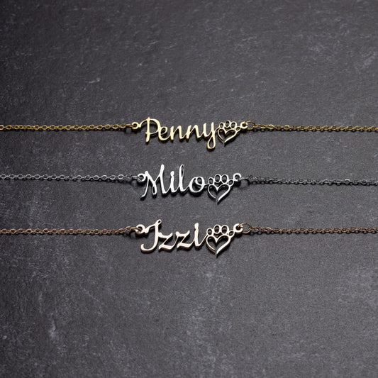 Dog Mom Personalized Necklace