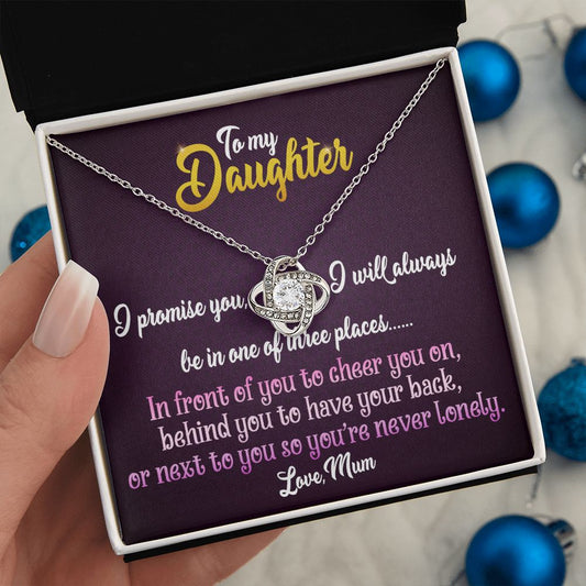 To My Daughter From Mum - Promise - Necklace